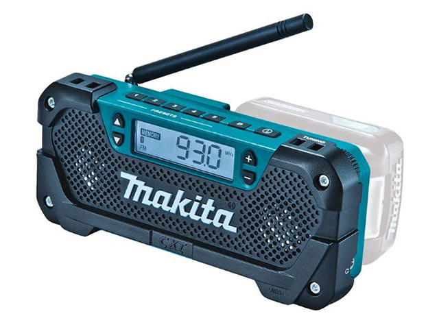 MAKITA Радио MR052 аккумуляторное 10,8В (слайдер) без АКБ и ЗУ MAKITA MR052